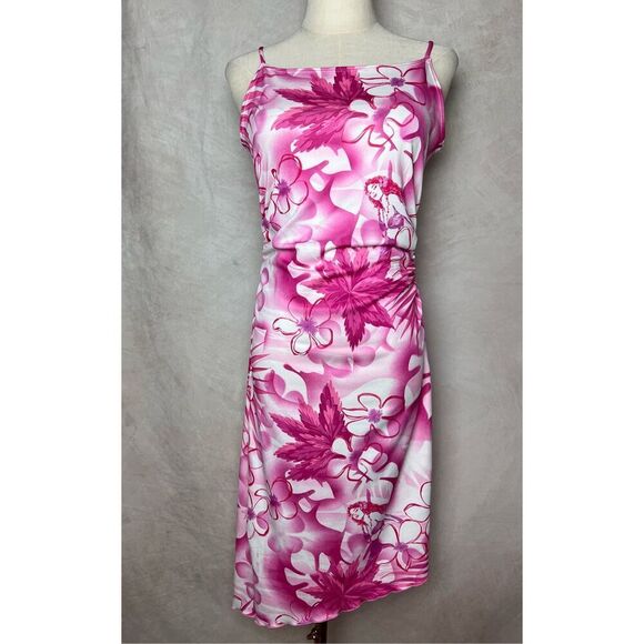 Vintage 90s Tropical Hawaiian Dress - Picture 1 of 5